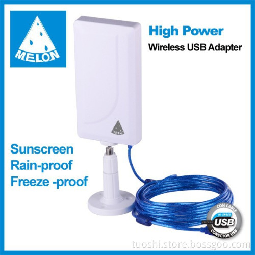 2000mw 24dbi wifi booster,wifi antenna usb 2.0,outdoor wireless usb adapter Melon N89